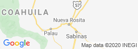 Nueva Rosita map